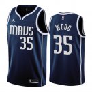 Men & Youth #35 Christian Wood Dallas Mavericks 2022--23 Statement Edition Navy Jersey