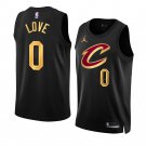 Men & Youth #0 Kevin Love Cleveland Cavaliers 2022-23 Statement Edition Black Jersey