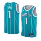 Men & Youth #1 LaMelo Ball Charlotte Hornets Icon Edition Teal Blue Jersey