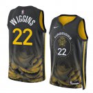 Men & Youth #22 Andrew Wiggins Golden State Warriors 2022-23 City Edition Black Jersey