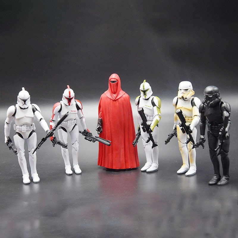 6 pcs/set Star Wars Darth Maul DARTH vader VC Stormtrooper RotJ Kenner 6 inches