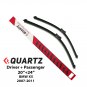 Quartz Special Front Wiper Blade Pair Original Fitment For BMW X5 2007-2011