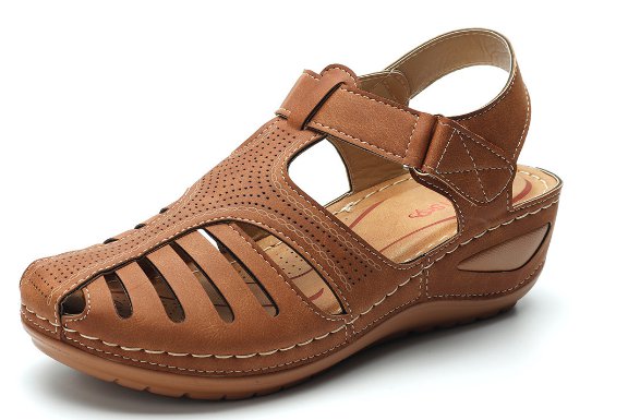 Sandals:LOSTISY Women Lightweight Casual Shoes Hollow Out Soft Sole Sandals
