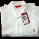 NWT Izod Mens Luxury Sport Polo Shirt White S $38