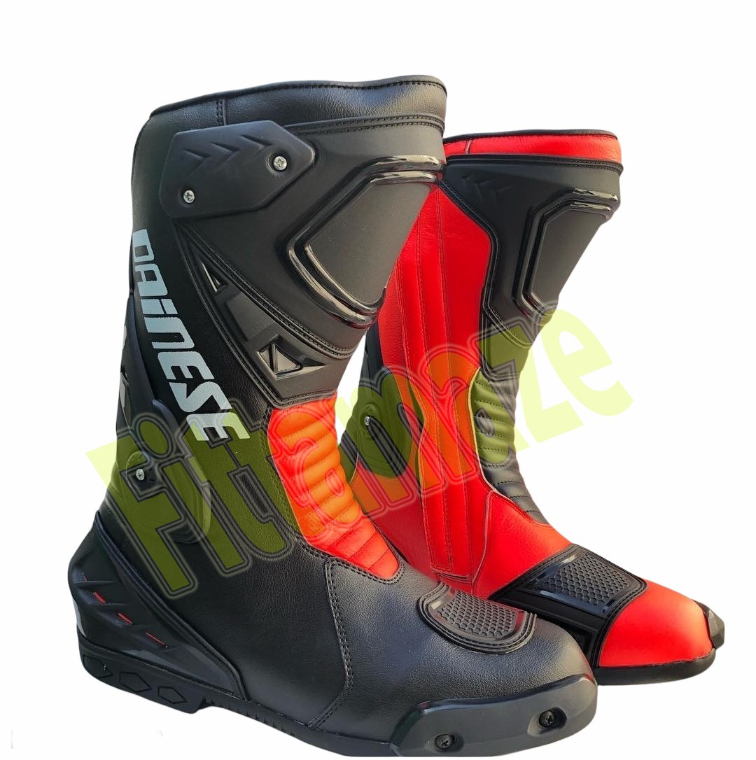 New Dainese Motorcycle Boots Genuine Leather Motorbike Racing Shoes