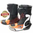 Alpinestars  Motorcycle Boots Genuine Leather Motorbike Racing Shoes