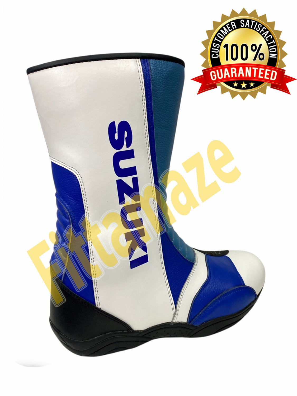 New Suzuki Elegant Design Motorcycle Boots Genuine Leather Motorbike Racing Shoes