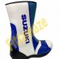 New Suzuki Elegant Design Motorcycle Boots Genuine Leather Motorbike Racing Shoes