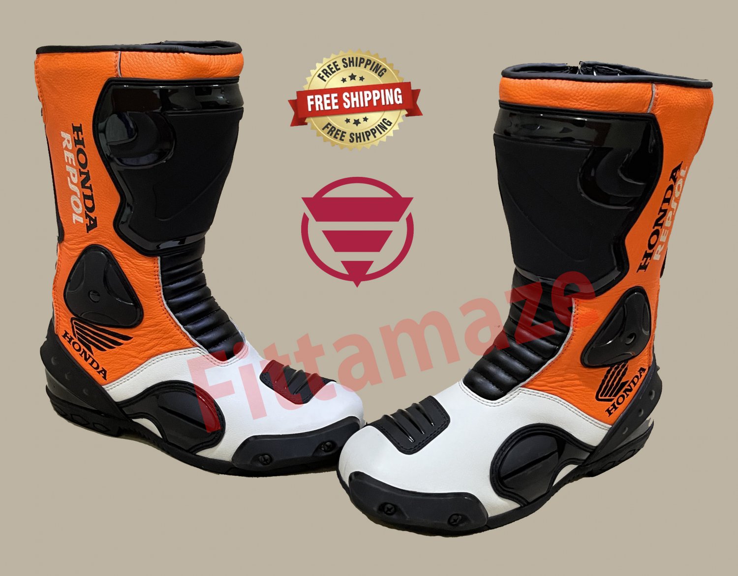 Top Quality Motorcycle Boots Genuine Leather Motorbike Racing Shoes
