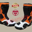 Top Quality Motorcycle Boots Genuine Leather Motorbike Racing Shoes