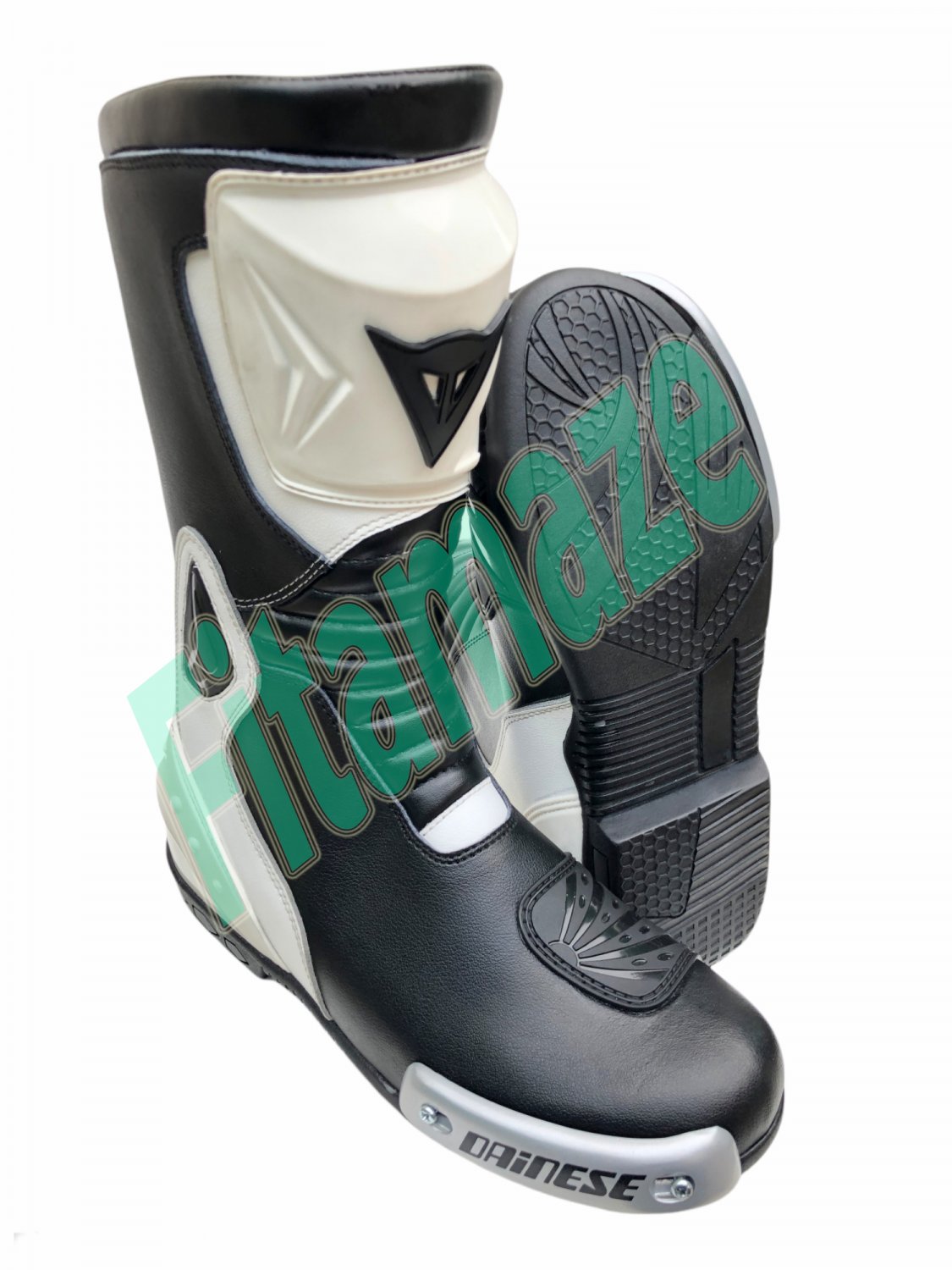 Famous Dainese Motorcycle Boots Genuine Leather Motorbike Racing Shoes