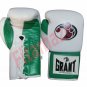 GENUINE LEATHER BOXING GLOVES SPARRING MMA TRAINING GLOVES