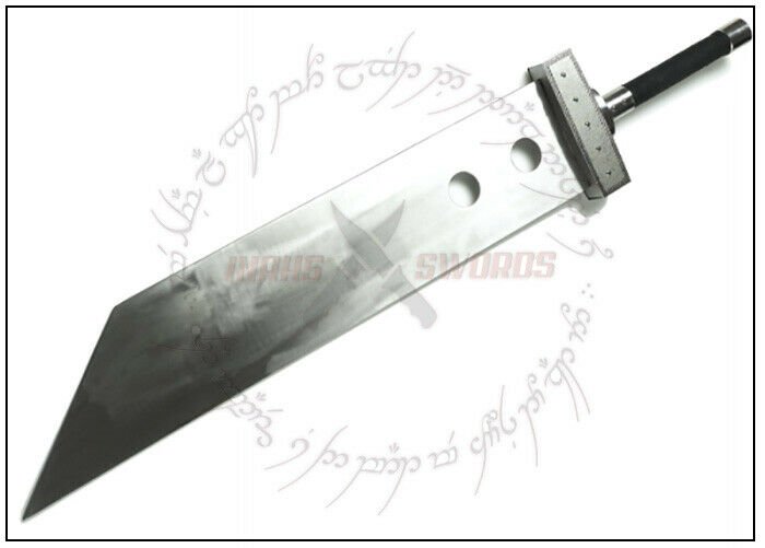 Final Fantasy Cloud Buster Strife Sword 52" with Stand & Leather Sheath