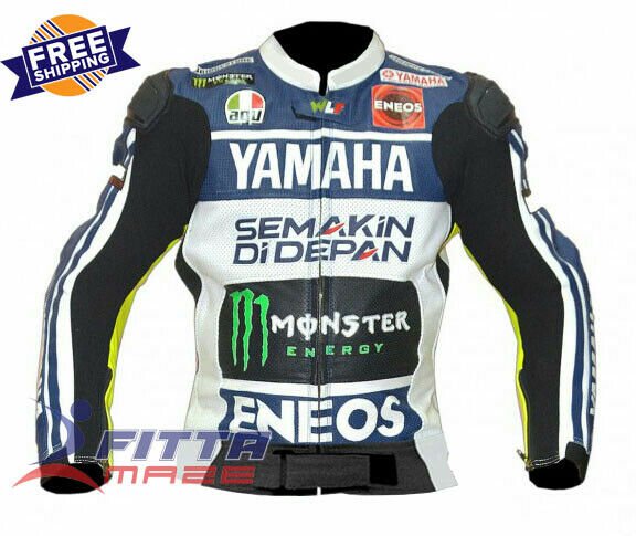 Yamaha Motorbike Riding Jacket-Motorcycle Leather Racing Jacket