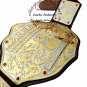 NWA Word Heavyweight DUAL PLATED Big Gold Wrestling Belt Championship
