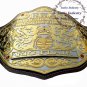 NWA Word Heavyweight DUAL PLATED Big Gold Wrestling Belt Championship