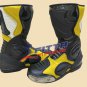Top Quality LEATHER RACING Motorbike Shoes & Motorcycle Racing Boots Rubber Sole