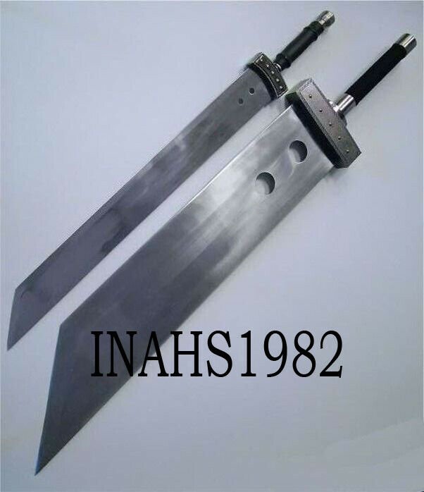 Final Fantasy Cloud Buster Strife Sword 52" + 42"  Cloud Strife Swords Both