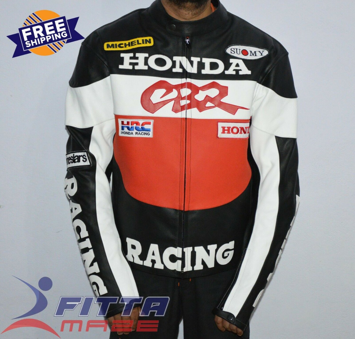 HONDA CBR  Motorbike Riding Jacket-Motorcycle Leather Racing Jacket