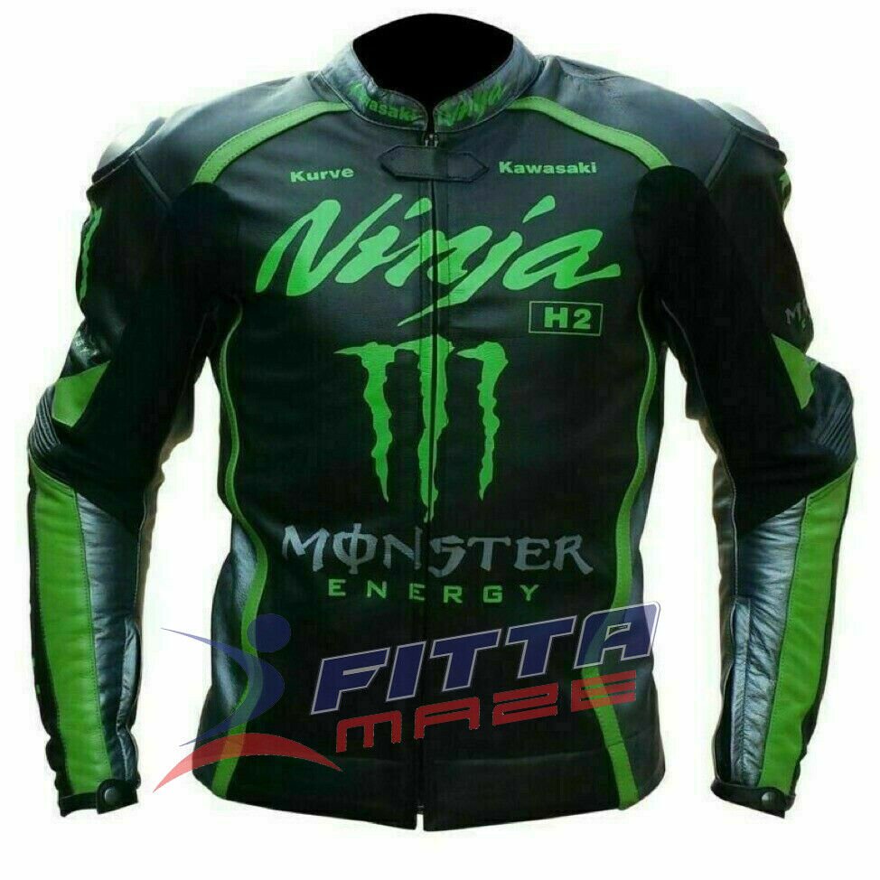 Brand New Customized Motorcycle Motorbike Monster Biker Racing Leather Jacket