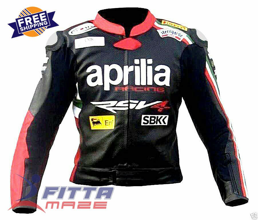 Aprilia Motorbike Riding Jacket-Motorcycle Leather Racing Jacket