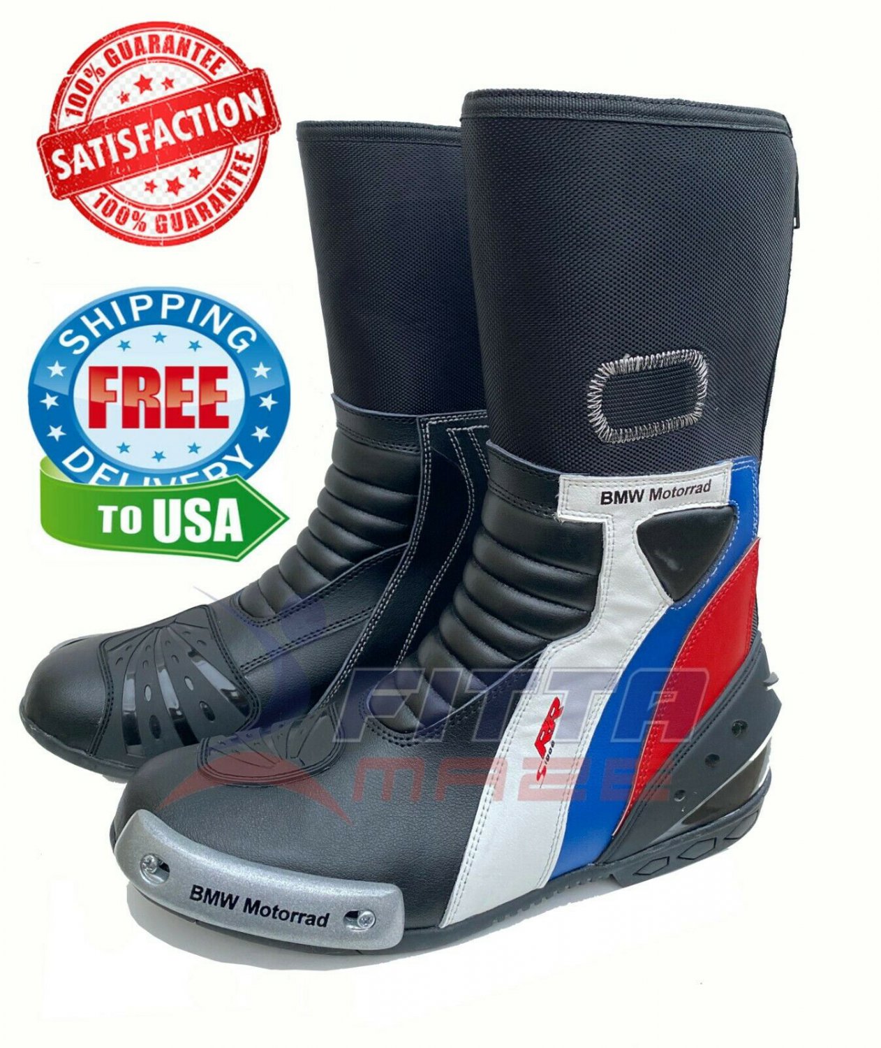 Top Elegant Design Motorbike Racing Shoes /Motorcycle Boots Riding Leather Shoes