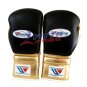New Custom professional Shine leather Winning boxing gloves, any logo any Name