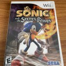 Sonic and the Secret Rings for Nintendo Wii in original case with manual - Works