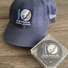 Tampa Bay Lightning Vintage RARE 10th Anniversary Hat New Era + Pin + Puck NHL