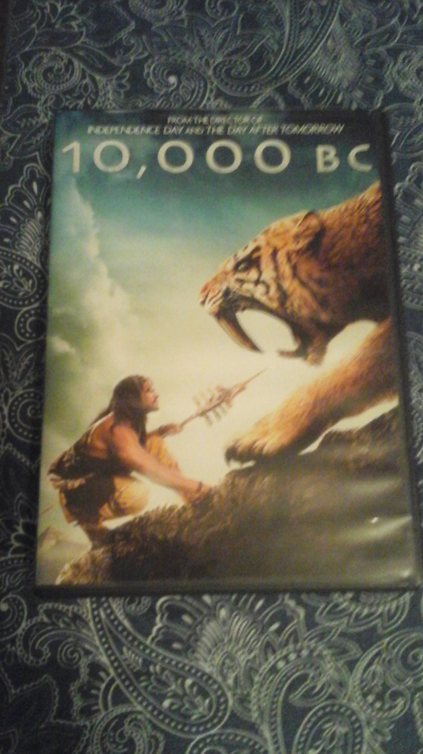 10,000 B.C. (DVD, Widescreen/Full Frame, 2008) 10000 BC - Good Condition