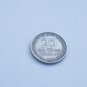 1978 Sri Lankan 25 cents coin. 43 years old. Fully unsirculated.