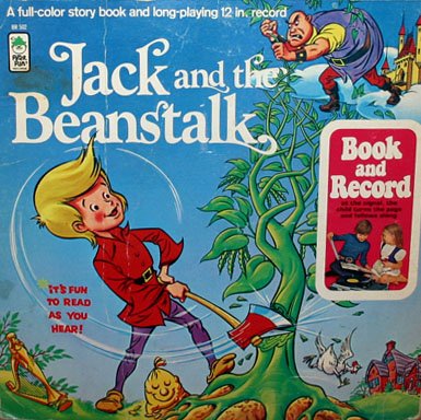 Jack And The Beanstalk - Peter Pan Story Soundtrack, Book & Record LP/CD