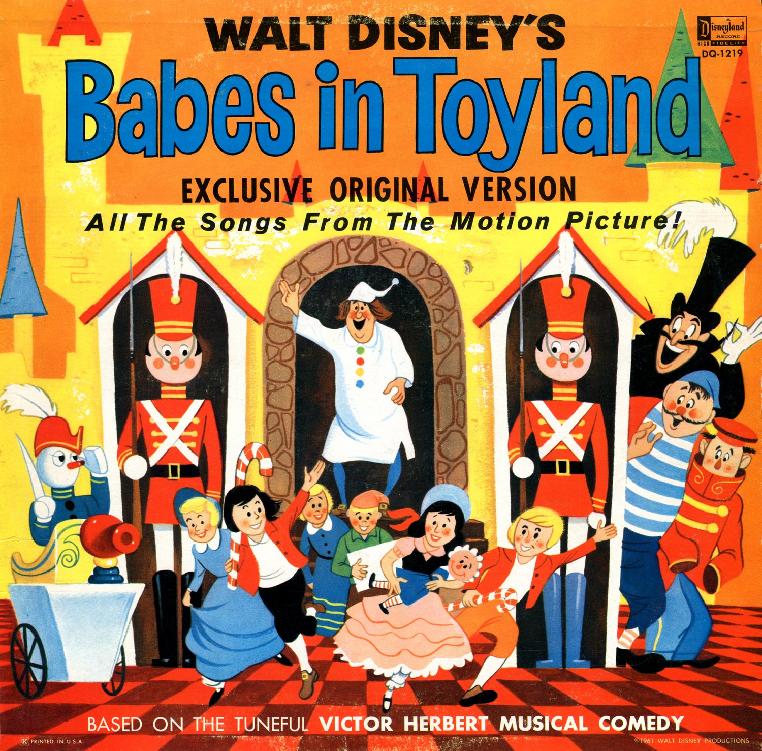 Walt Disney's Babes In Toyland - Original Soundtrack, George Bruns LP ...