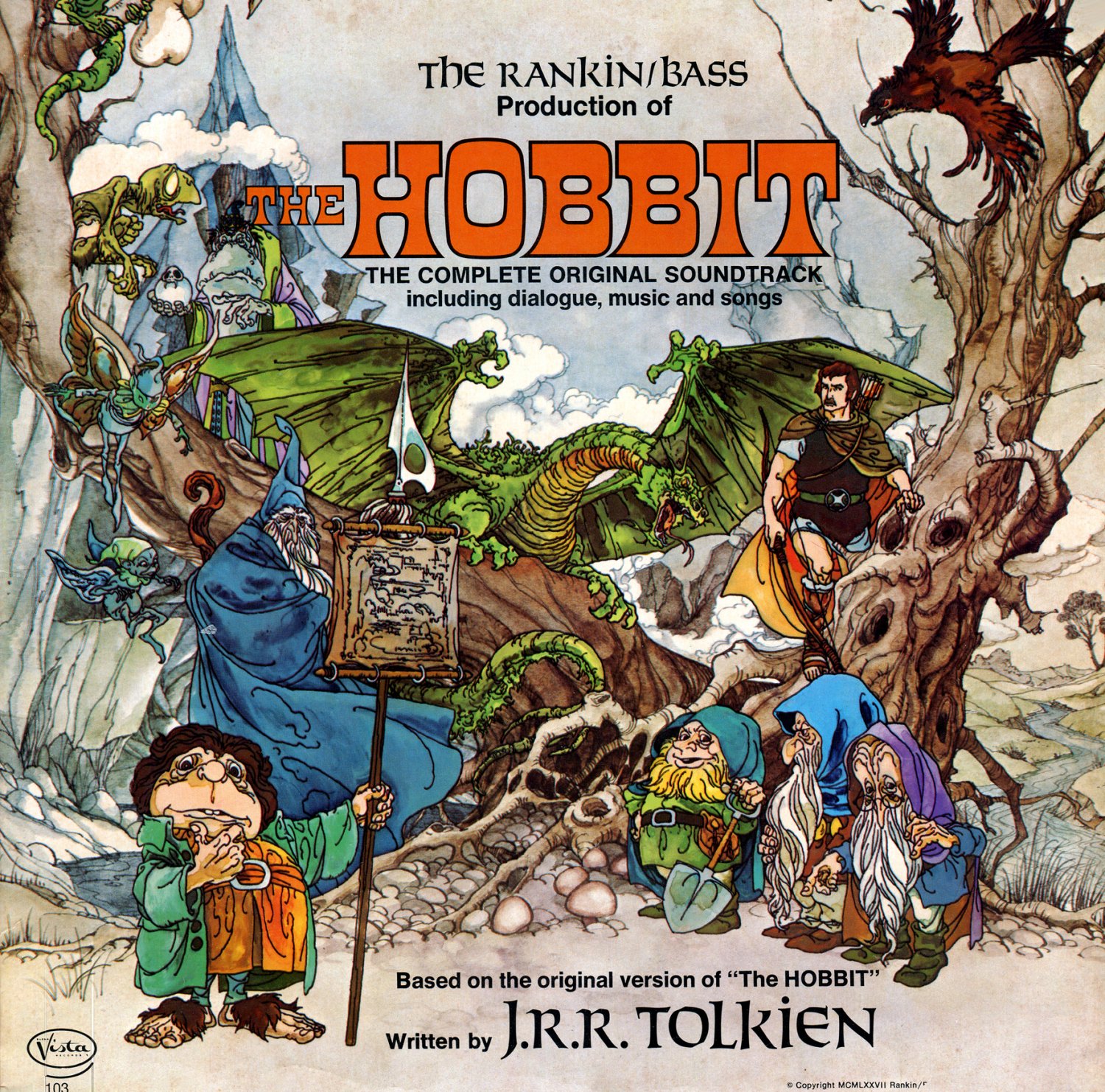 The Hobbit 1977 Complete Original Soundtrack Rankinbass 2 Disc Collectors Edition Ost Lpcd 