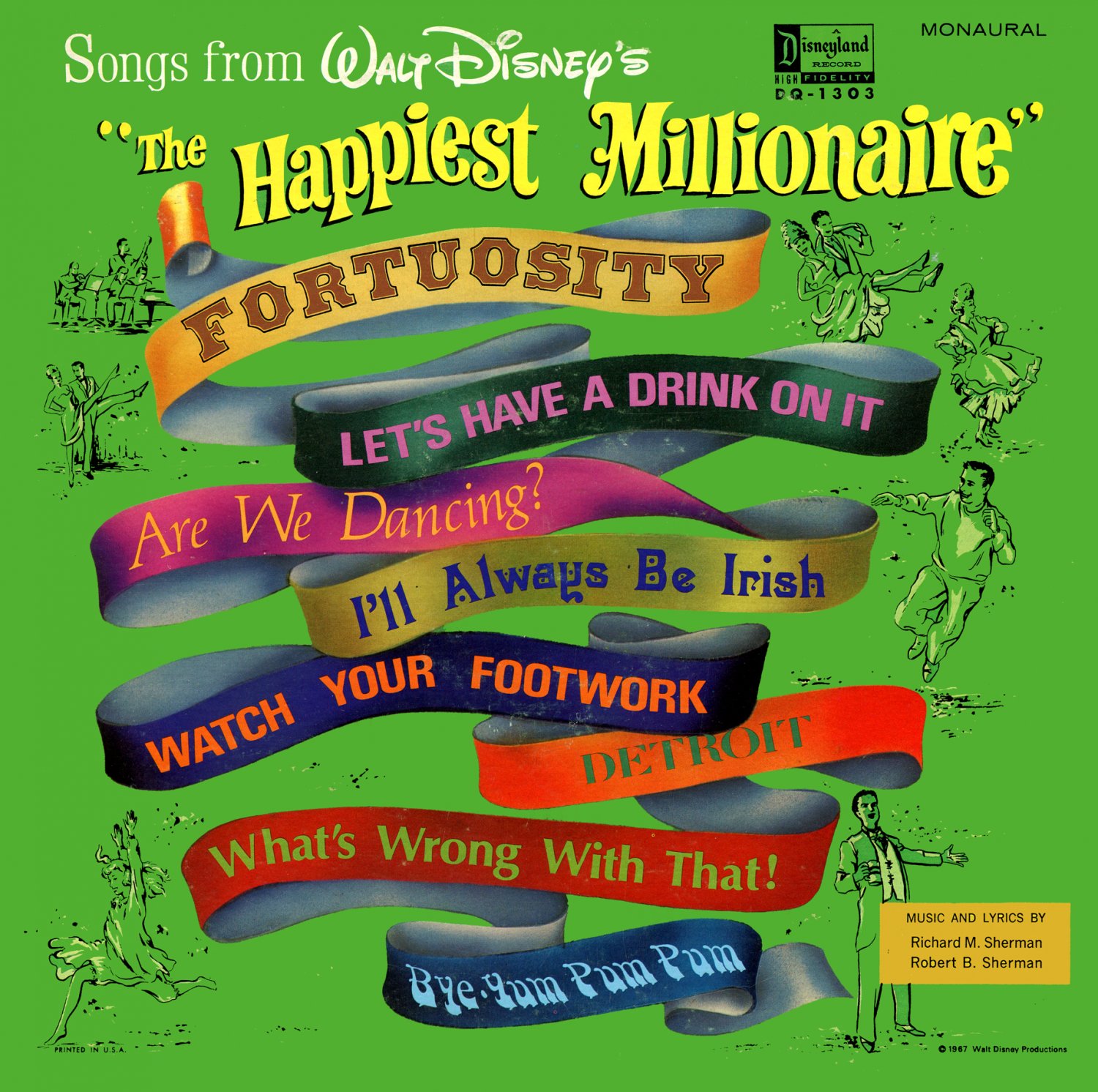 Songs From The Happiest Millionaire Walt Disney Soundtrack, Sherman