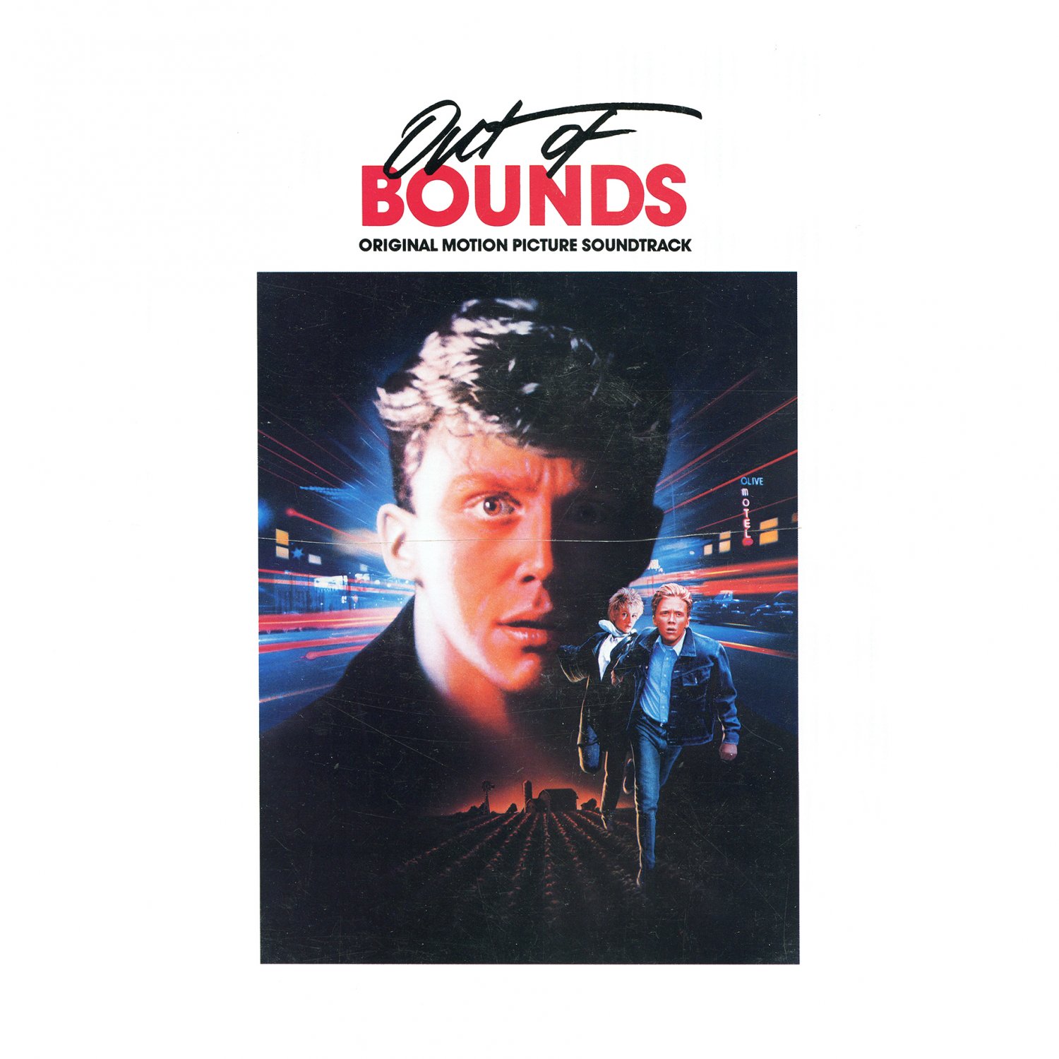 Original soundtrack pictures. Out of bounds, 1986. Out of bounds. Bounds. Dudes the Original Motion picture Soundtrack album.