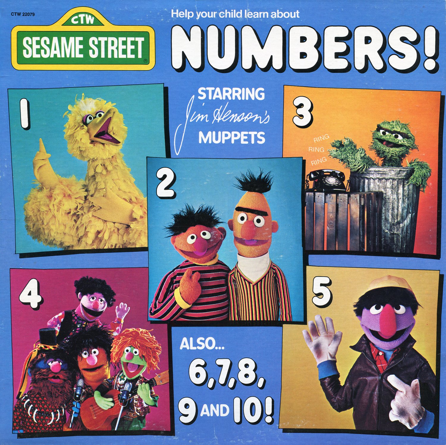 Sesame Street Numbers Original TV Soundtrack LP/CD