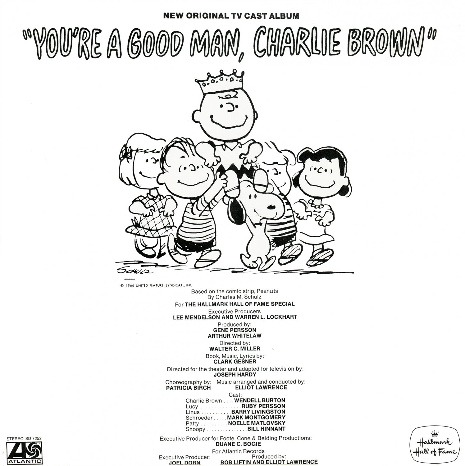 You're A Good Man, Charlie Brown New Original TV Cast Album, Hallmark