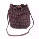 nylon yarn knitting sling bag