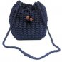nylon yarn knitting sling bag