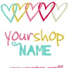 Colorful Linked Hearts Logo Design