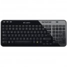Logitech K360 NZ2329 Wireless USB Desktop Keyboard - Compact Full Keyboard, Glossy Black