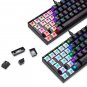 Keyboard, Motospeed CK61 RGB Mechanical Backlit USB Wired Office/Gaming or Mac Android  Windows