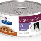 Wet Dog Food, Hill's i/d Digestive Care Low Fat Rice, Vegetable Chicken Stew, 5.5-oz can, case of 24