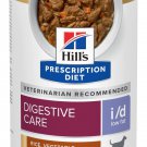 Wet Dog Food, Hill's i/d Digestive Care Low Fat Rice, Vegetable Chicken Stew, 12.5-oz can case of 12