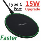 15W Wireless Charger Pad for iPhone Samsung Chargers Induction Fast Charging Dock Station