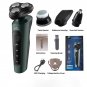 Shaving, 1pc Men's USB Rechargeable Electric Shaver Multiple Accessories Rotary Washable