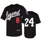 Clothing, Men's Casual "Legend" Short Sleeve V-neck Baseball Shirt Outdoor Sports