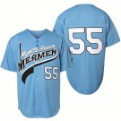 Clothing, Men's Trendy Casual 55 Baseball Short Sleeve T-shirt For Summer Outdoor Sports