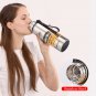 1000ML Stainless Steel Thermo, Portable Vacuum Flask Insulated Tumbler with Rope Bottle for Sport